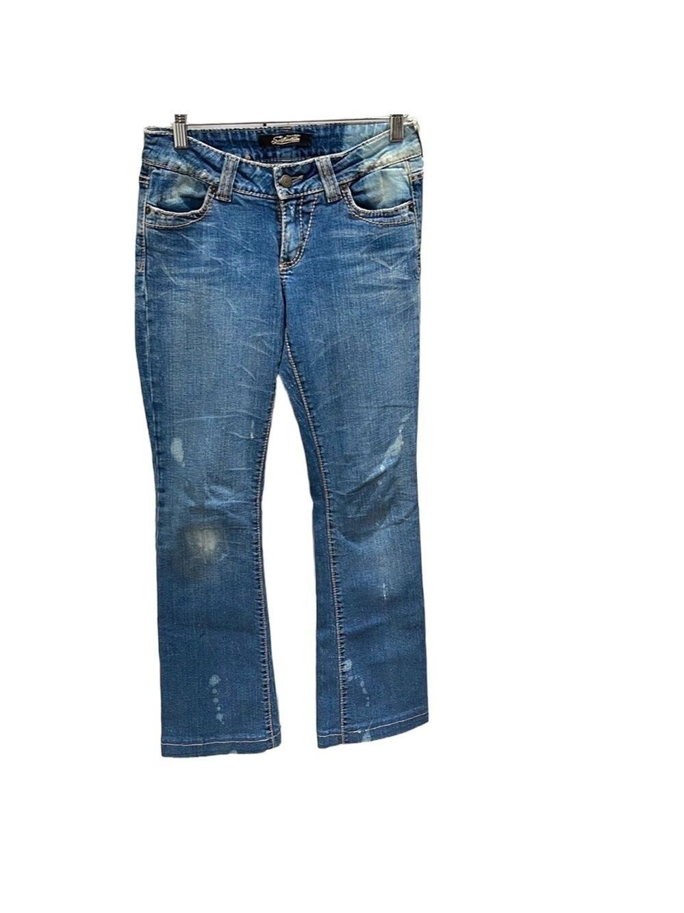 Serfontaine Low Rise Bootcut Distressed Jean SZ 25